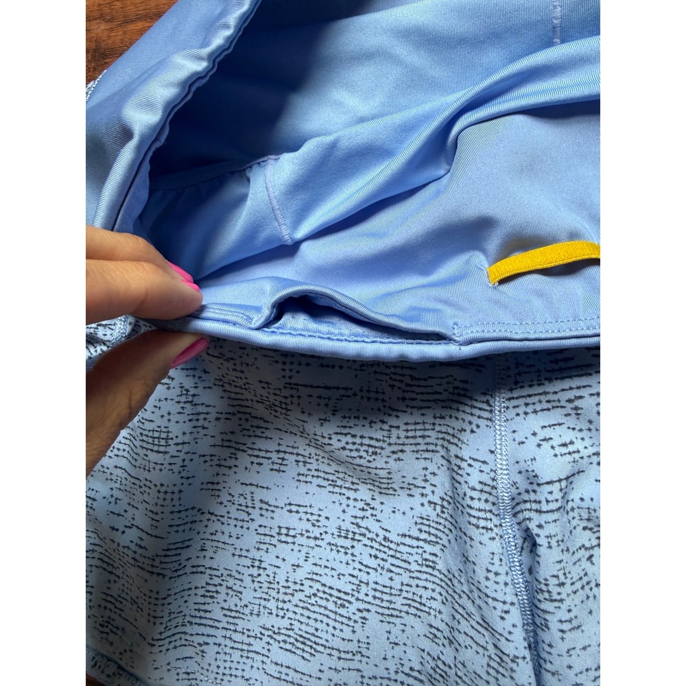 Brooks Chaser 5 Running Shorts Womens Medium Blue Heathered Athletic Activewear - Picture 4 of 8